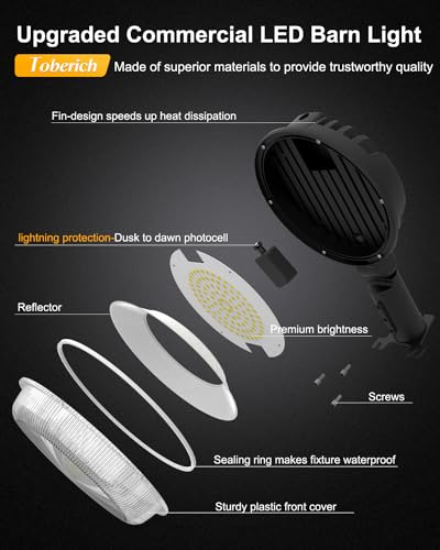 Barn LED Light, 150W Dusk to Dawn Security