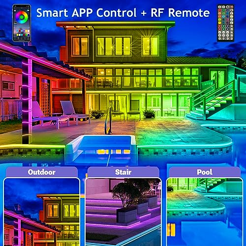 AILBTON VIP Outdoor RGB LED Strip Light (60ft)