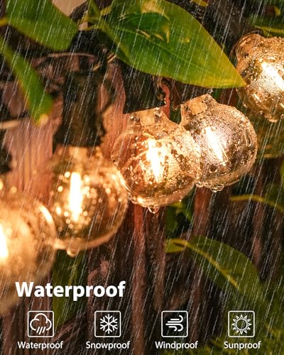 VIP Outdoor String Lights Set with Timer & Dimmer