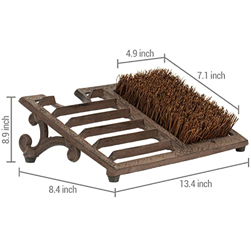 VIP Entryway Doormat with Heavy Duty Iron Brush