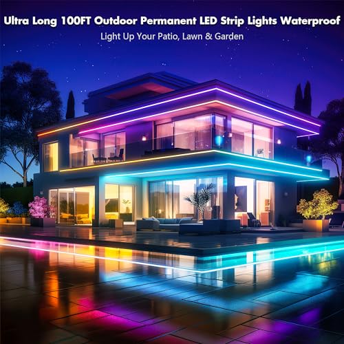 Premium 100ft Outdoor LED Strip Lights for VIP