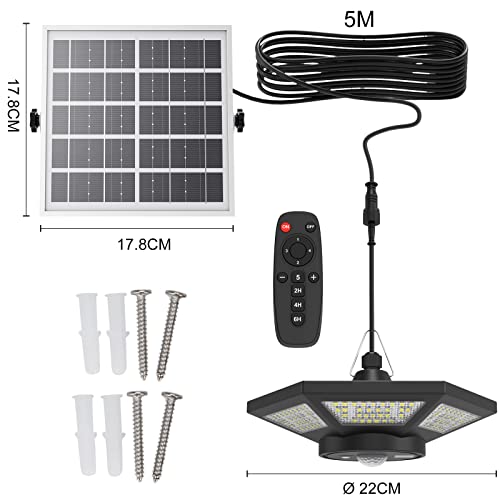ICOFRU Solar Shed Lights: Motion Sensor, Remote Control