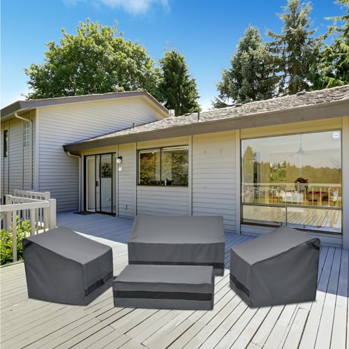 VIP Patio Furniture Covers Set - Waterproof & Heavy Duty