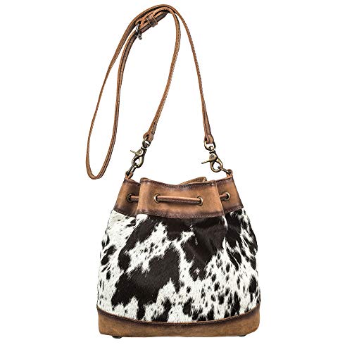 STS Ranchwear Women's Classic Cowhide Bucket Bag Handbag