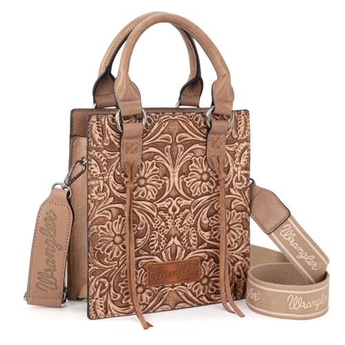 Wrangler Mini Tote bag: Fringe Crossbody Bag, Angel Khahi