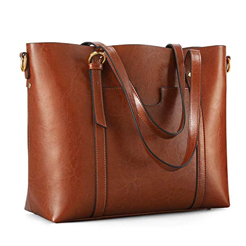 Kattee Women's Leather Tote Crossbody Shoulder Handbag VIP