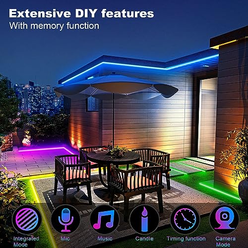 VIP Outdoor LED Strip Lights - Smart App Control