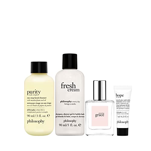 VIP Philosophy Mini Set: Purity, Fresh Cream, Amazing Grace, Hope