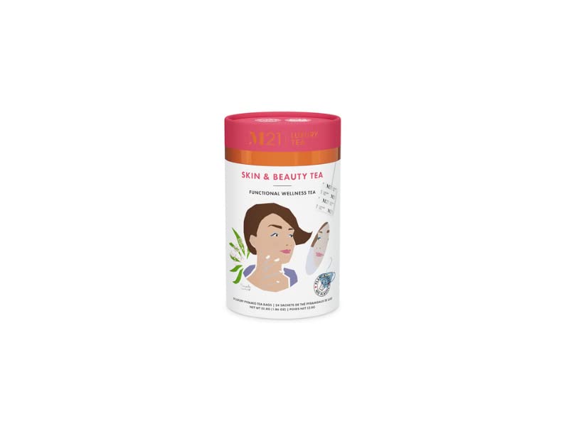 M21 Luxury Skin Beauty Tea - 24 Pyramid Bags