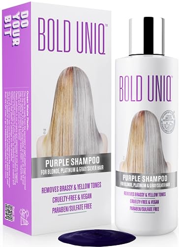 Purple Shampoo Toner for Blonde Hair - Paraben-Free, Vegan