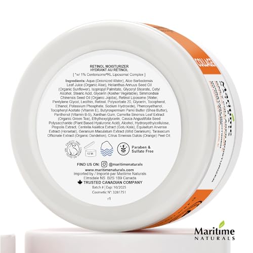 Maritime Naturals Retinol Face Moisturizer for Professional Results