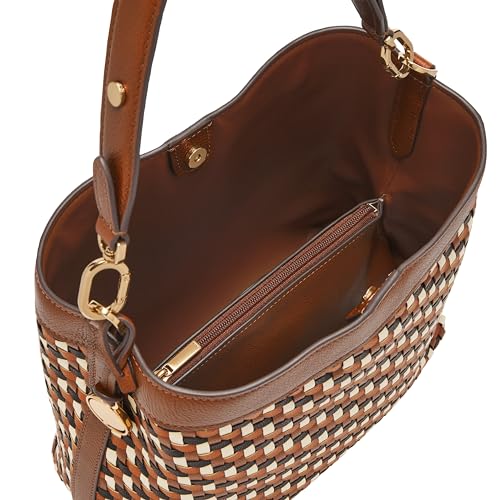 Fossil Women's VIP Neutral Woven Shoulder Bag
