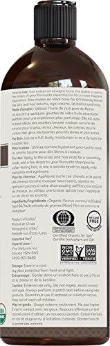 Organic Castor Oil for Hair, Skin, Lashes - VIP Beauty Kit