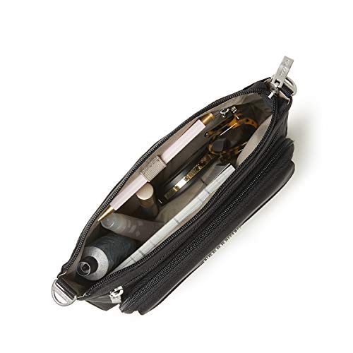 Baggallini Women's RFID Crossbody Bag, Charcoal, VIP Shopping