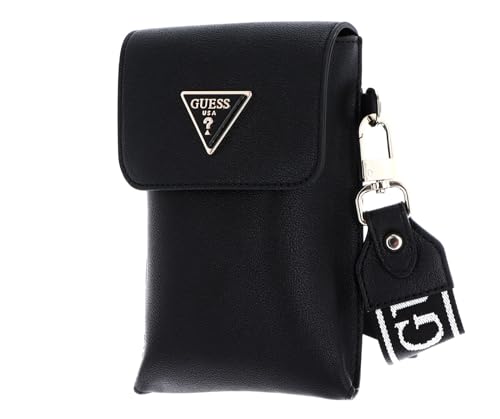 GUESS Women's Black Crossbody Phone Bag, VIP Style