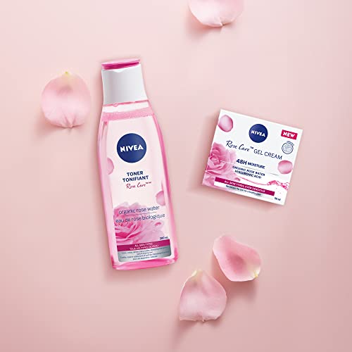NIVEA Rose Care Gel Cream, 50ml | Hydrating VIP Day Cream