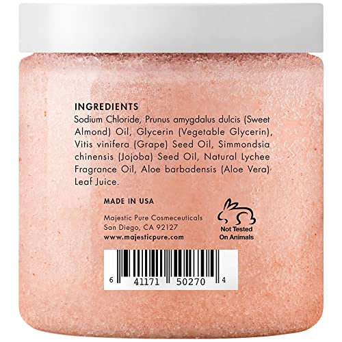 Luxury Himalayan Salt Body Scrub with Lychee Oil