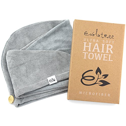 Evolatree Microfiber Hair Towel - Rapid Dry Turbans