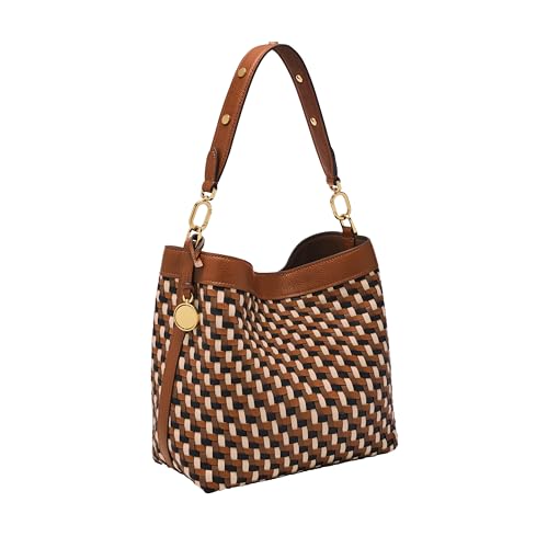 Fossil Women's VIP Neutral Woven Shoulder Bag