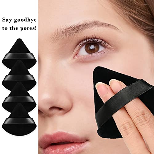 Triangular Velvet Makeup Sponges Set for VIP Beauty