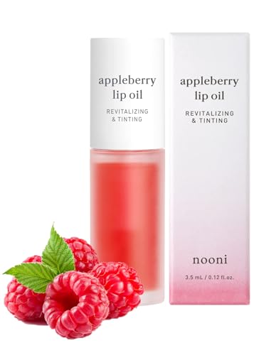 Nooni Appleberry Lip Oil | Moisturizing, Revitalizing, Tinting