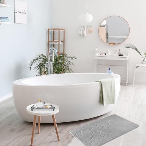 Luxury Beauty Diatomite Stone Bath Set with Sink Caddy