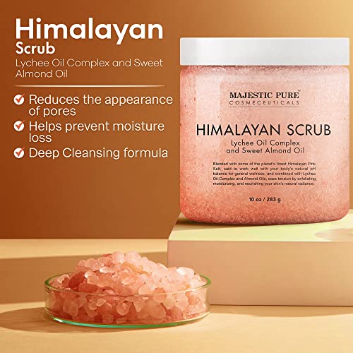 Luxury Himalayan Salt Body Scrub with Lychee Oil