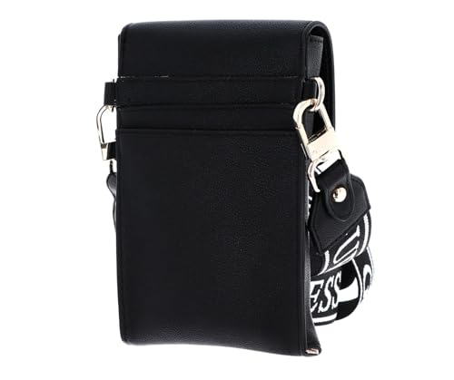 GUESS Women's Black Crossbody Phone Bag, VIP Style