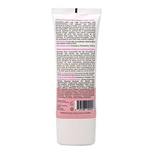 Velveteen Hand Cream: Cake Milk Scent, 2 oz