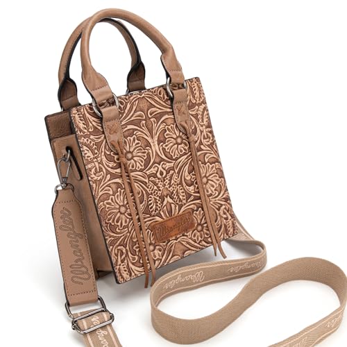 Wrangler Mini Tote bag: Fringe Crossbody Bag, Angel Khahi