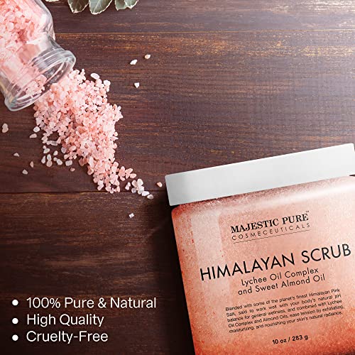 Luxury Himalayan Salt Body Scrub with Lychee Oil
