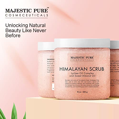 Luxury Himalayan Salt Body Scrub with Lychee Oil
