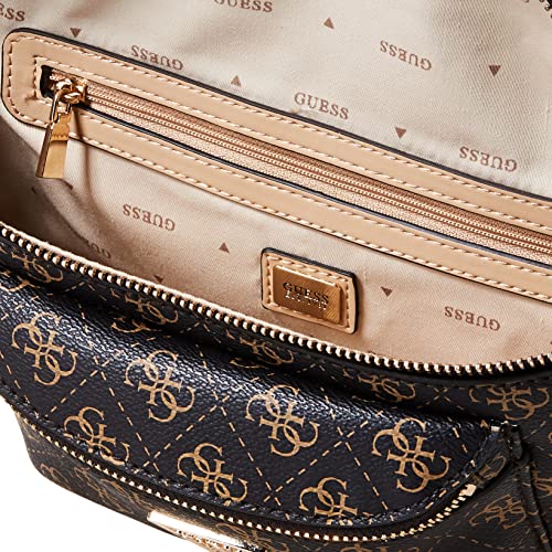 GUESS Women's Manhattan Belt Bag, Brown VIP Edition