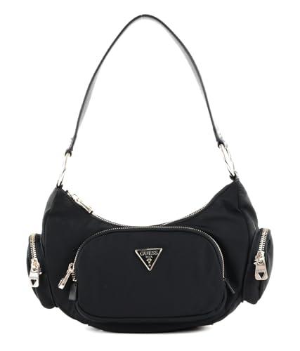 GUESS Eco Gemma Black Shoulder Bag, VIP Shopping