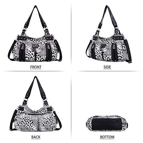 Angelkiss Women's Faux Leather Crossbody Hobo Satchel