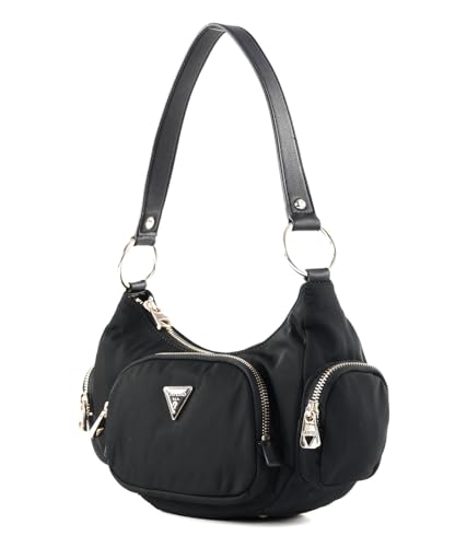GUESS Eco Gemma Black Shoulder Bag, VIP Shopping