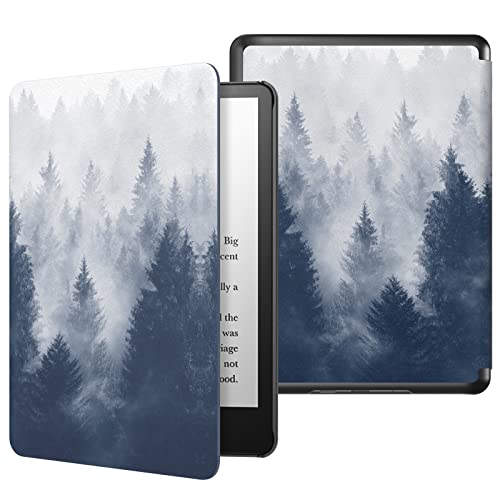 MoKo Case for Kindle Paperwhite 2021 - Gray Forest
