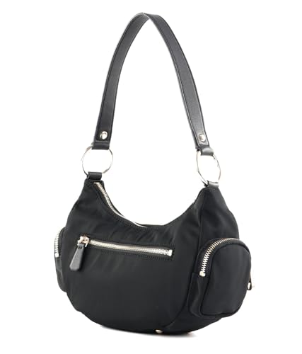 GUESS Eco Gemma Black Shoulder Bag, VIP Shopping