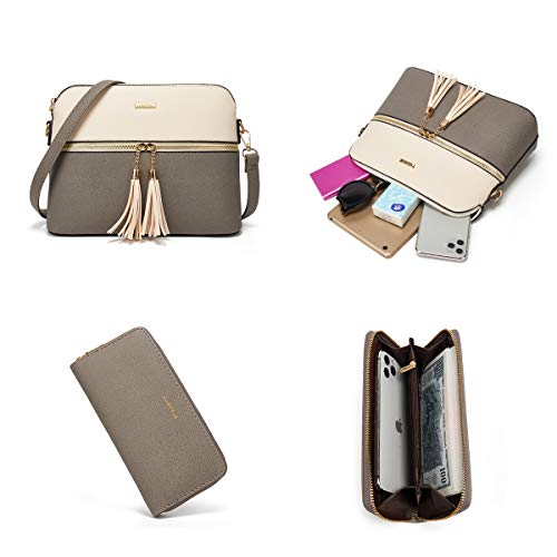 4pcs Women's Fashion Handbag Wallet Tote Shoulder Satchel