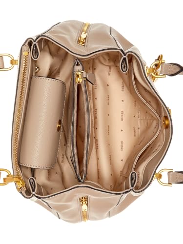 GUESS Women's Cosette Luxury Satchel in Taupe