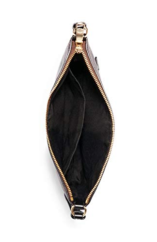 COACH Women's Im/Brown/Black Gallery File Bag 10" x 9" x 1.5