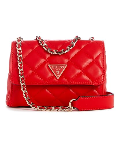 GUESS Women's Red Tali Mini Crossbody VIP Bag
