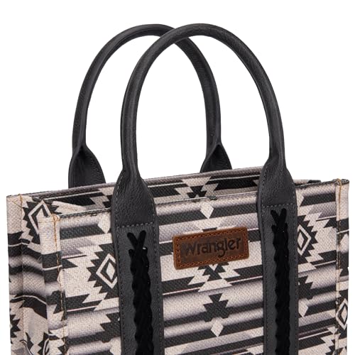 Wrangler Aztec Tote Bag for Women - Angel Diamond Black