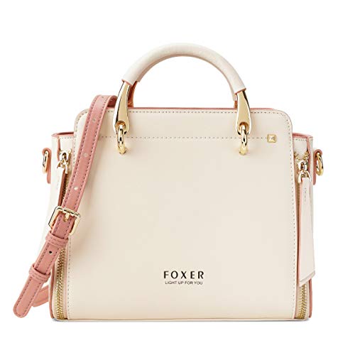 Women's Leather Top-handle Handbags with Adjustable Strap