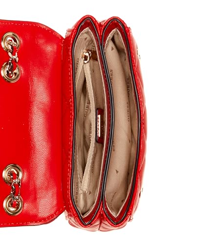 GUESS Women's Red Tali Mini Crossbody VIP Bag