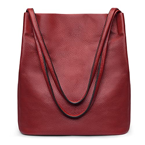 Kattee VIP Leather Totes with Magnetic Snap Closure