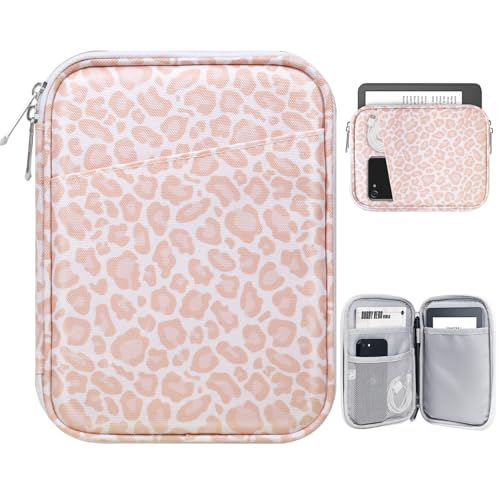 TiMOVO 6-7 Inch Kindle Sleeve in Pink Leopard