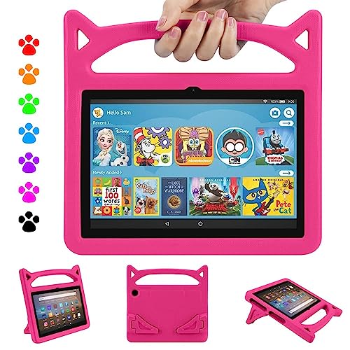 VIP Kids Kindle Fire 8 Case, Lightweight Magenta