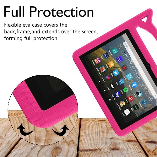 VIP Kids Kindle Fire 8 Case, Lightweight Magenta