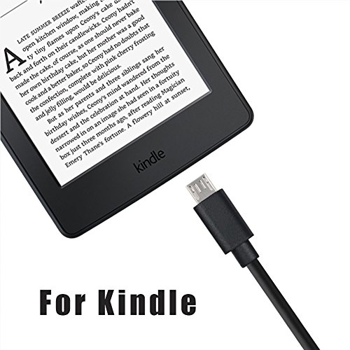 2 Pack USB Charger Cables for Kindle and Tablets